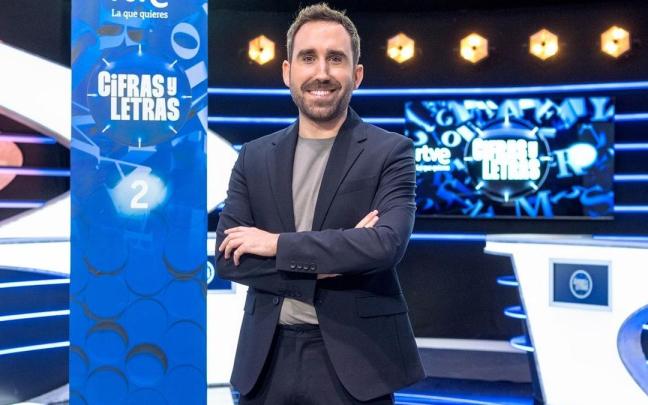Aitor Albizua, en el plató de 'Cifras y letras'.
