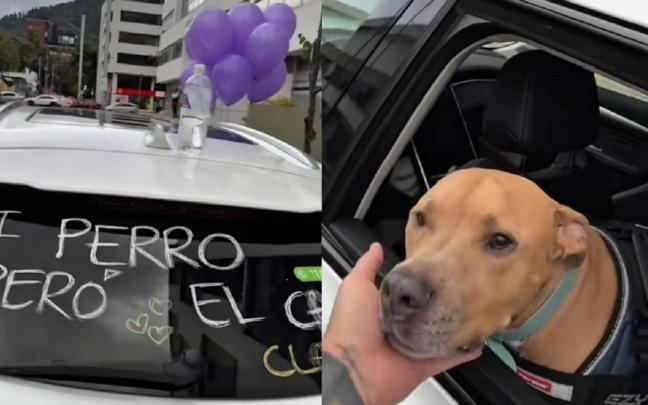 Dos capturas del vídeo.