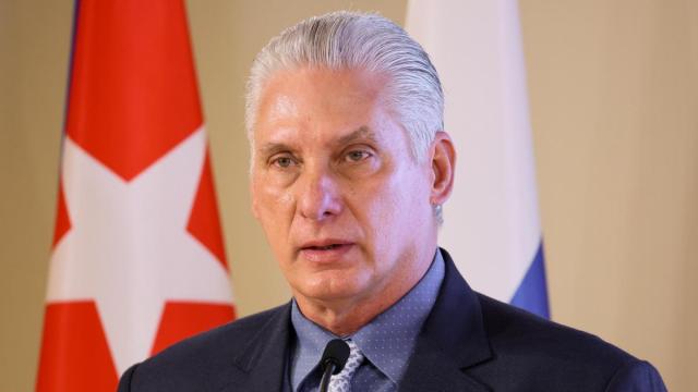 El presidente de Cuba, Miguel Diaz-Canel.