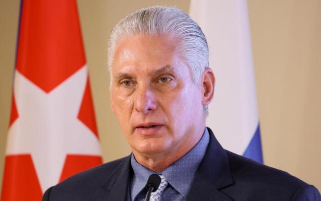 El presidente de Cuba, Miguel Diaz-Canel.
