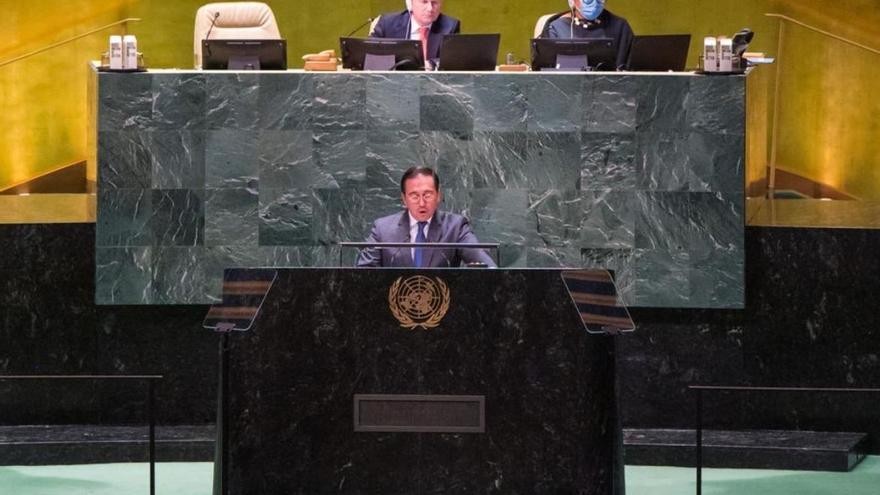 El ministro de Asuntos Exteriores, José Manuel Albares, en la Asamblea General de la ONU