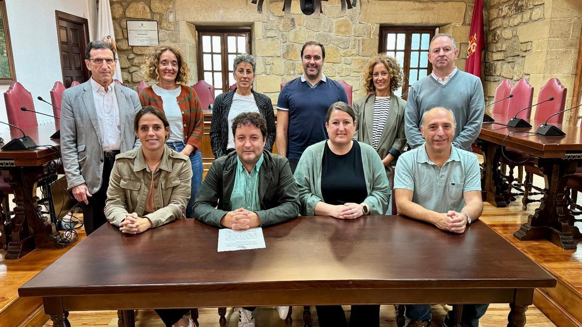 Grupo de EAJ-PNV en Zarautz.