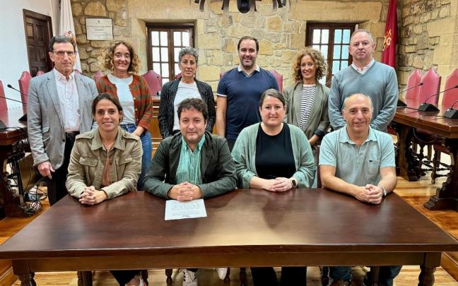Grupo de EAJ-PNV en Zarautz.
