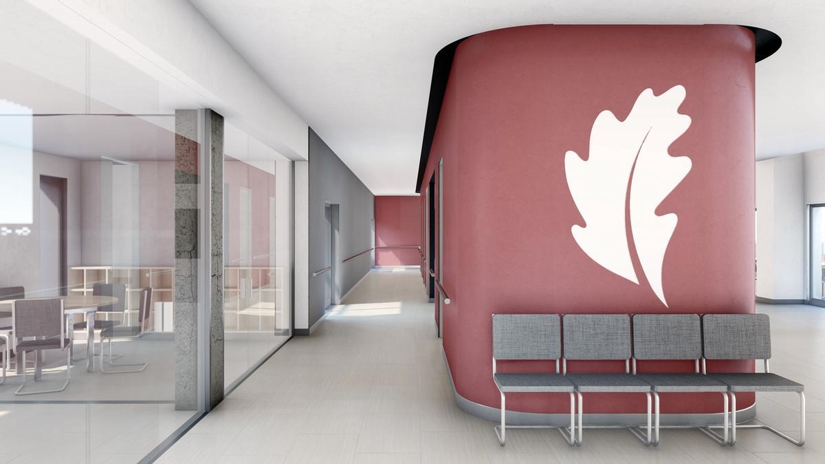 El interior tendrá diversos espacios y dependencias.