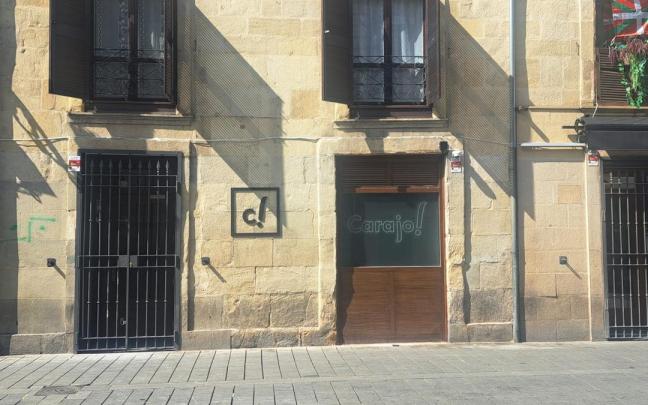 Fachada del nuevo bar que abrirá en Mateo Moraza Fachada del nuevo bar que abrirá en Mateo Moraza
