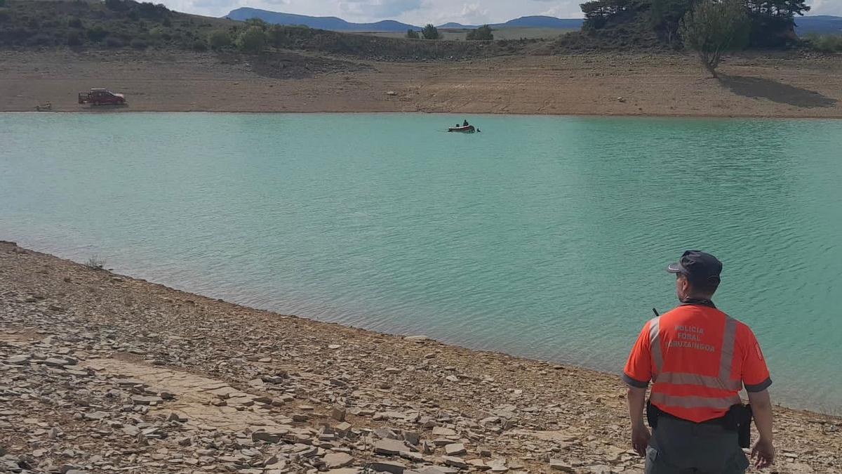 Policía Foral ha colaborado en el dispositivo de búsqueda.