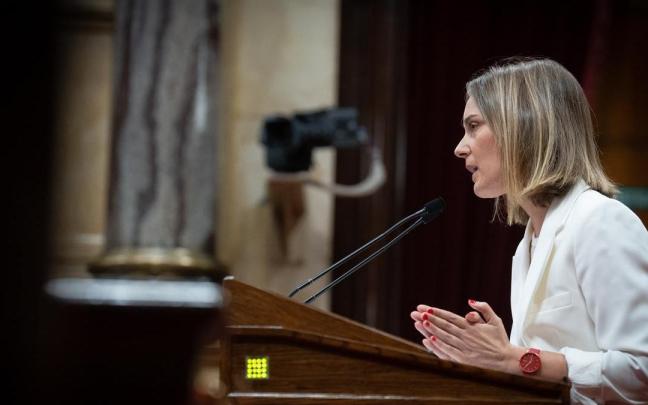 La líder de los comuns en el Parlament, Jéssica Albiach.