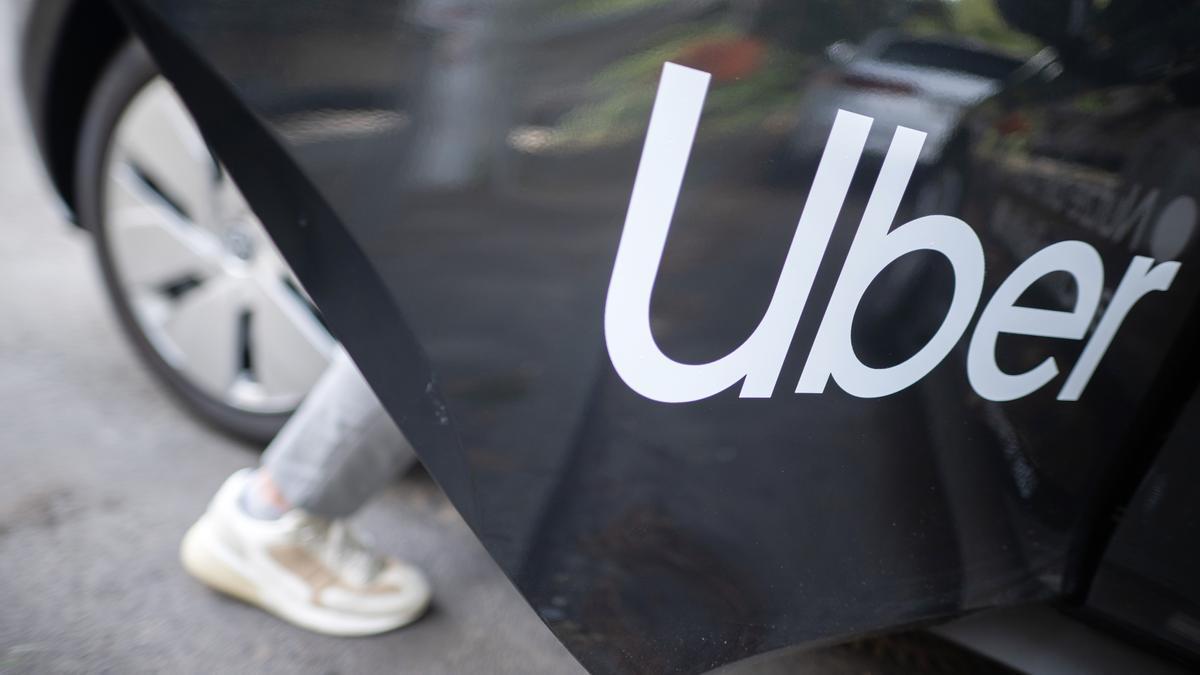 Un coche de Uber