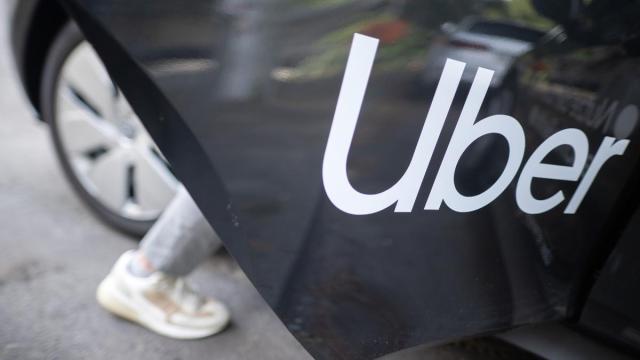 Un coche de Uber
