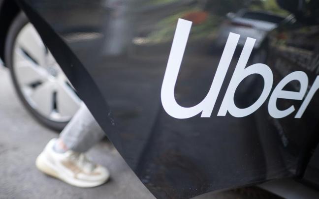 Un coche de Uber