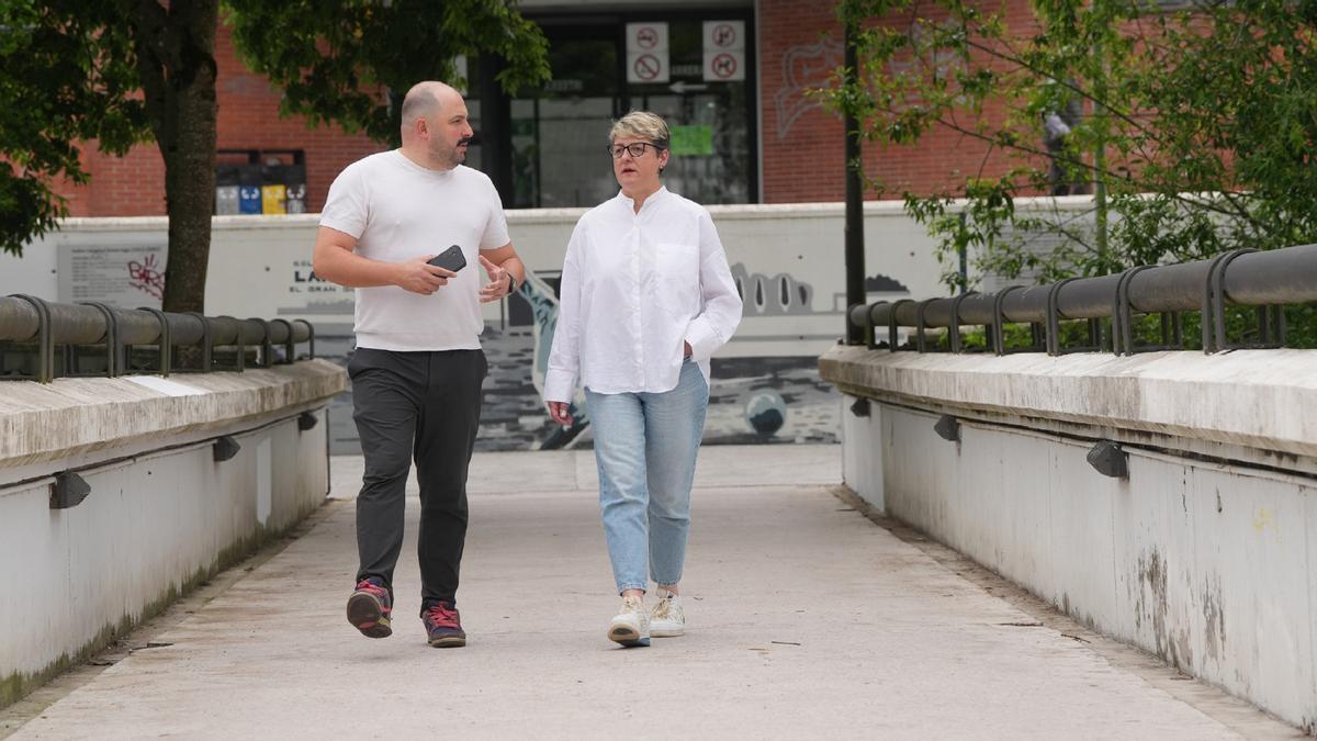 Los ediles Imanol Goenaga y Txintxu Ruiz