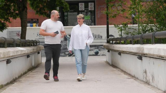 Los ediles Imanol Goenaga y Txintxu Ruiz