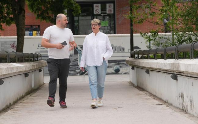 Los ediles Imanol Goenaga y Txintxu Ruiz