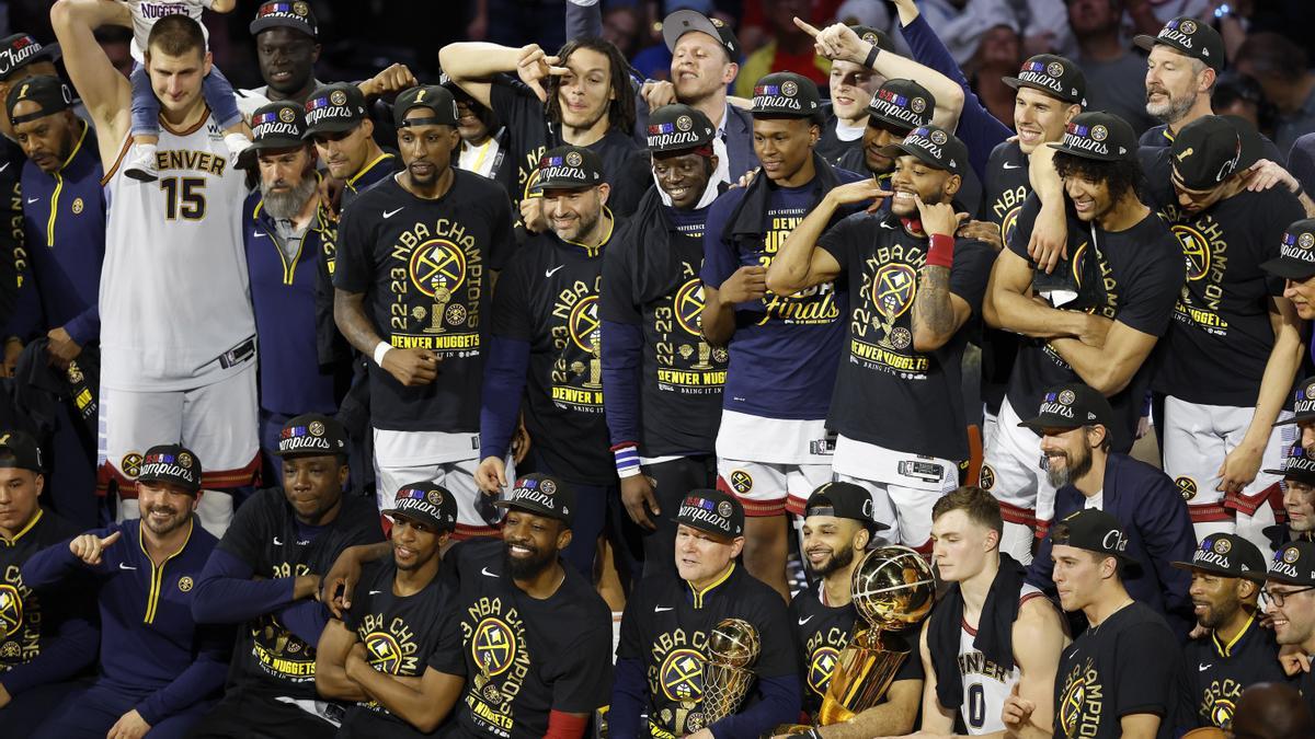 Los Denver Nuggets conquistan su primer anillo de la NBA.