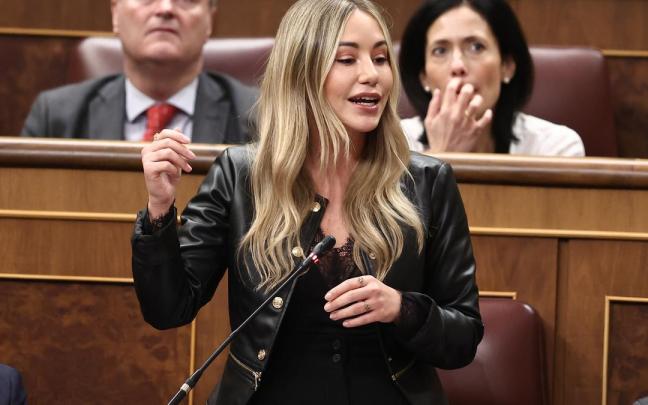 Noelia Núñez interviene durante una sesión de control al Gobierno, en el Congreso de los Diputados / E. P. Noelia Núñez interviene durante una sesión de control al Gobierno, en el Congreso de los Diputados