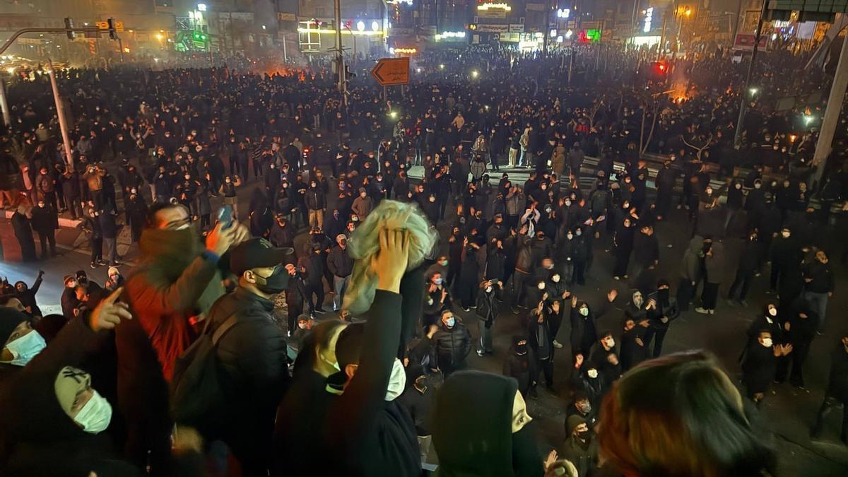 Movilizaciones en Irán.