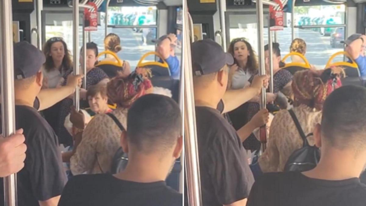 La conductora tuvo que detener su autobús por la negativa de la madre a ceder el asiento a la anciana.