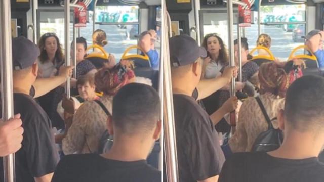 La conductora tuvo que detener su autobús por la negativa de la madre a ceder el asiento a la anciana.