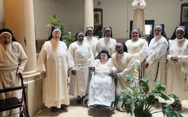 Imagen de las Dominicas del convento elorriarra