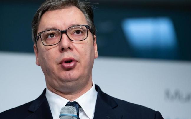 El expresidente serbio Aleksandar Vucic