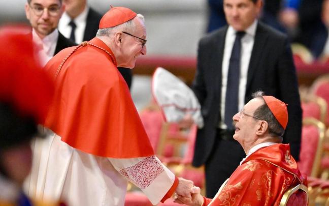 El cardenal Pietro Parolin, antes del comienzo de la misa Pro Eligendo Pontifice el pasado 7 de mayo / Alessandro di Meo / Efe El cardenal Pietro Parolin, antes del comienzo de la misa Pro Eligendo Pontifice el pasado 7 de mayo