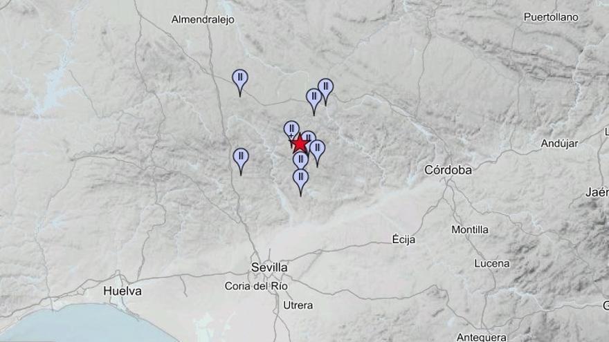 Localización del minicipio de Alanís donde se ha registrado el terremoto de magnitud 2,9 en Sevilla.
