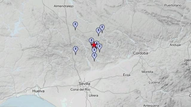 Localización del minicipio de Alanís donde se ha registrado el terremoto de magnitud 2,9 en Sevilla.