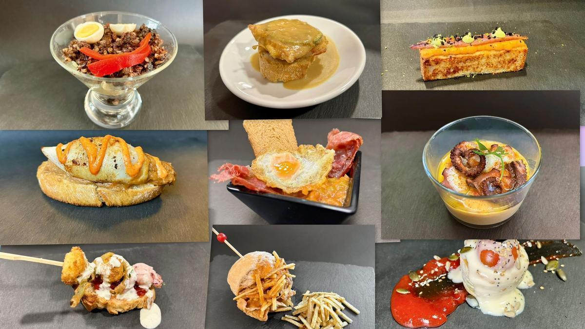 Pintxos participantes en el certamen