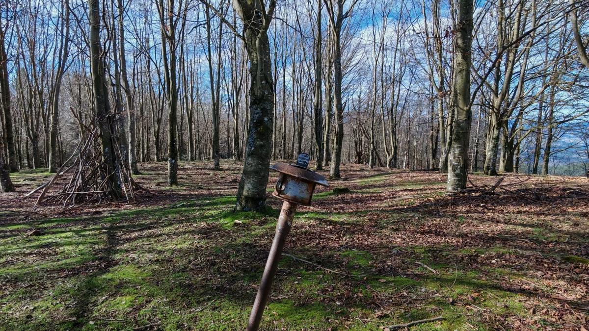 Cima y buzón en Goikomendi