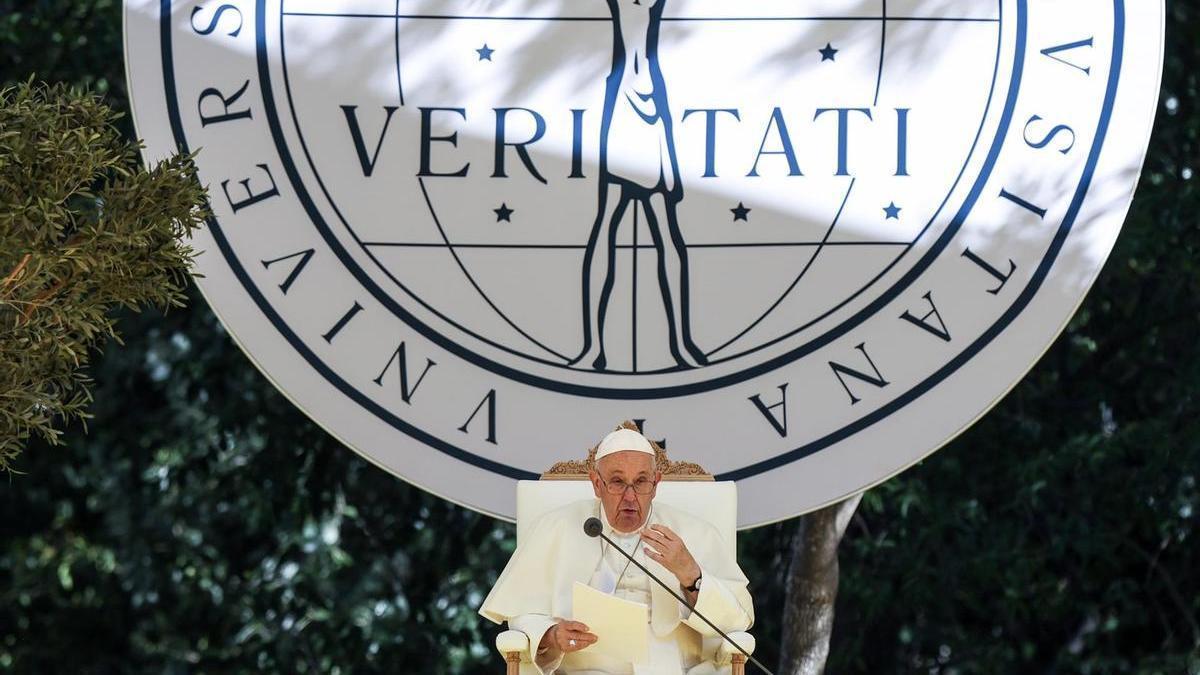 El Papa Francisco en la Jornada Mundial de la Juventud 2023 celebrada en Lisboa, Portugal.