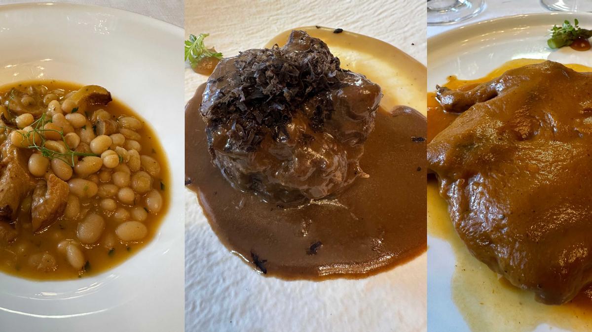 Platos del Restaurante Bideko.