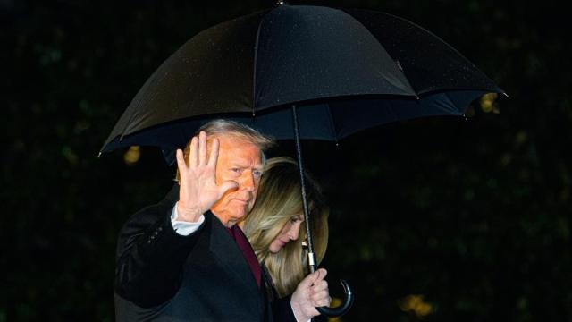 Trump, junto a su mujer Melania.