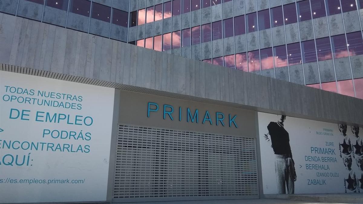 Tienda de Primark en la Gran Vía Bilbao.