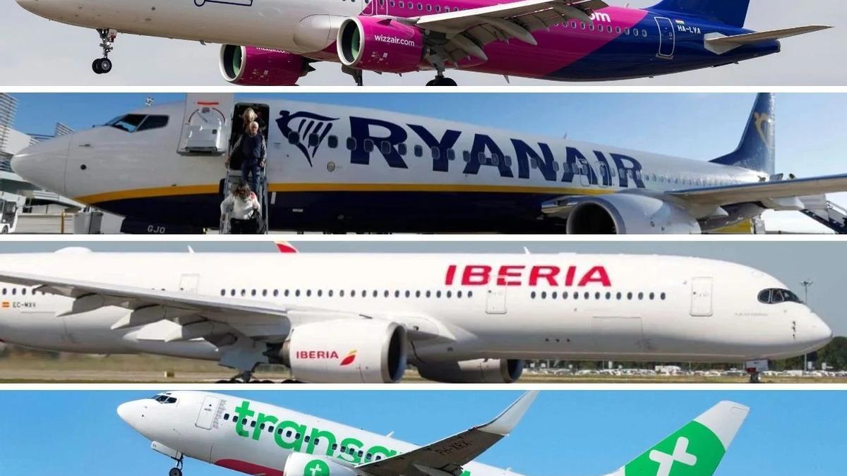 Facua denuncia a Ryanair, Iberia, Transavia y Wizz Air por imponer fechas límite para usar sus tarjetas regalo.