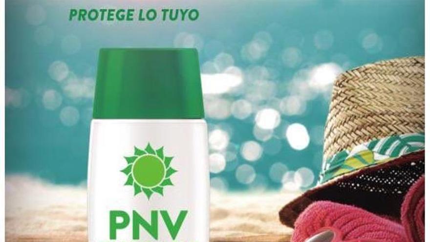La campaña del PNV de 2016 ya jugaba con la idea de la protección solar