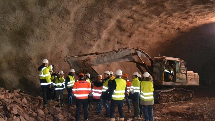 Imagen de archivo de las obras en Belate. Cedida/archivo