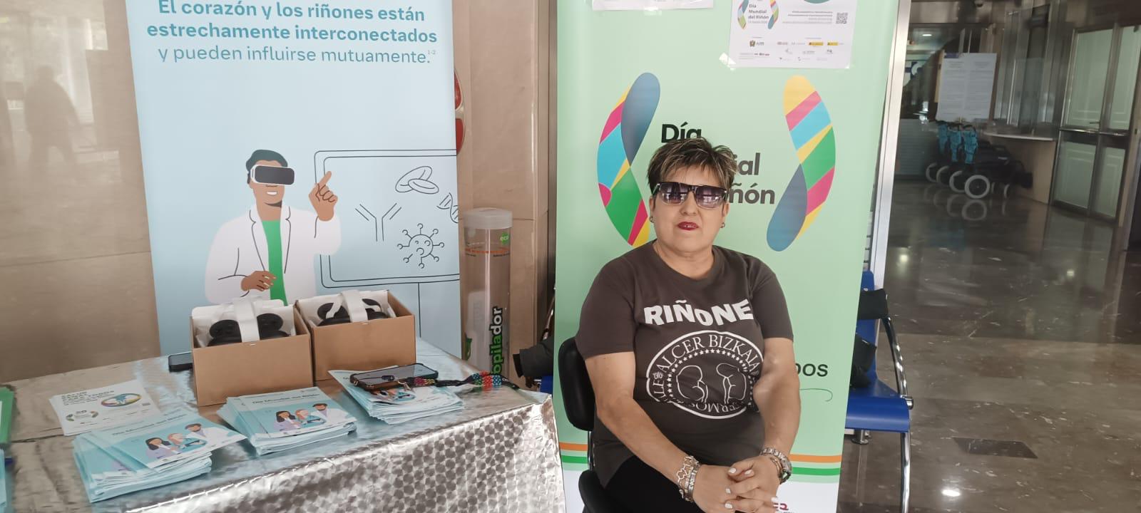 Belén Herrera, presidenta de ALCER Bizkaia