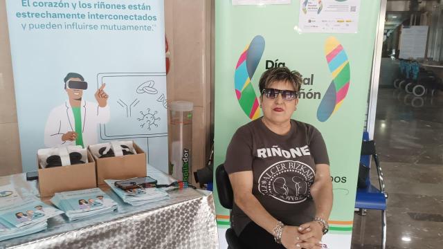 Belén Herrera, presidenta de ALCER Bizkaia