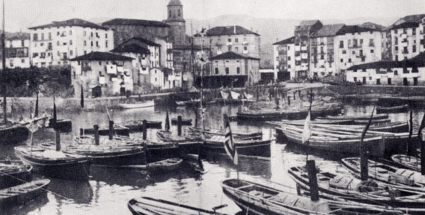 Imagen antigua Puerto de Bermeo
