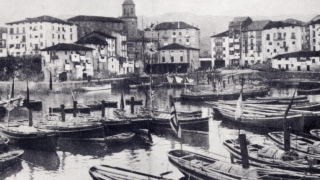 Imagen antigua Puerto de Bermeo