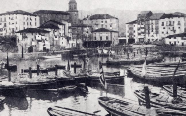 Imagen antigua Puerto de Bermeo
