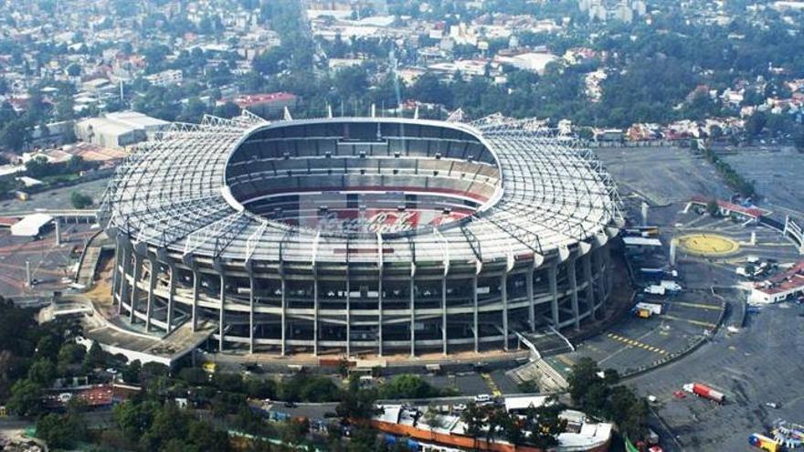 Vista del Estadio Azteca de Mexico
