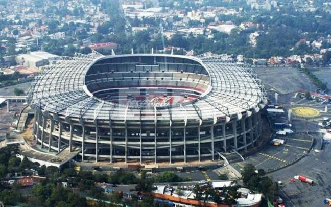 Vista del Estadio Azteca de Mexico