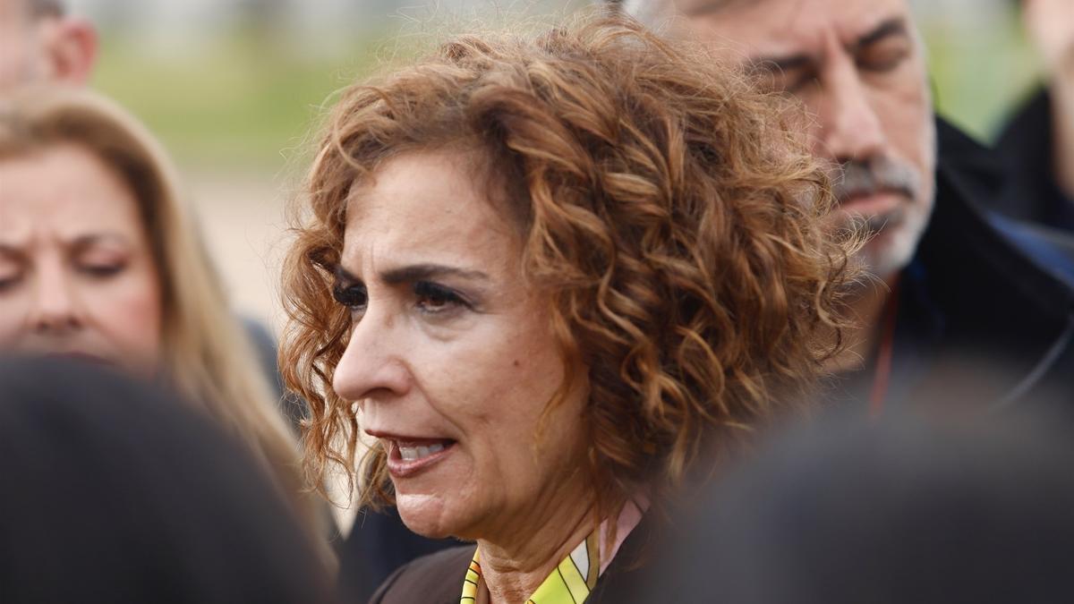 La vicepresidenta primera del Gobierno español y ministra de Hacienda, María Jesús Montero.