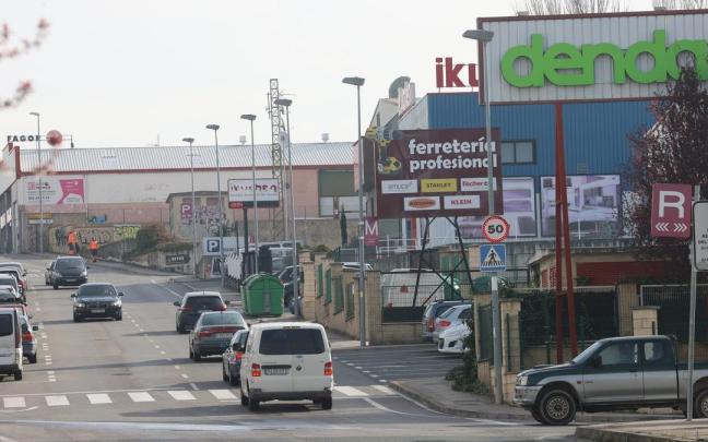 Vista del polígono industrial de La Morea, en la Comunidad Foral de Navarra.