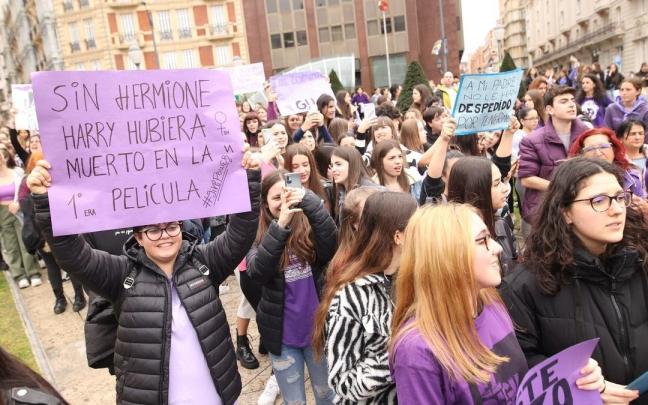 Bilbao se tiñe de morado Bilbao se tiñe de morado