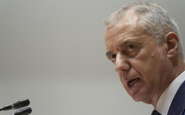 El lehendakari, Iñigo Urkullu, en el Parlamento Vasco.