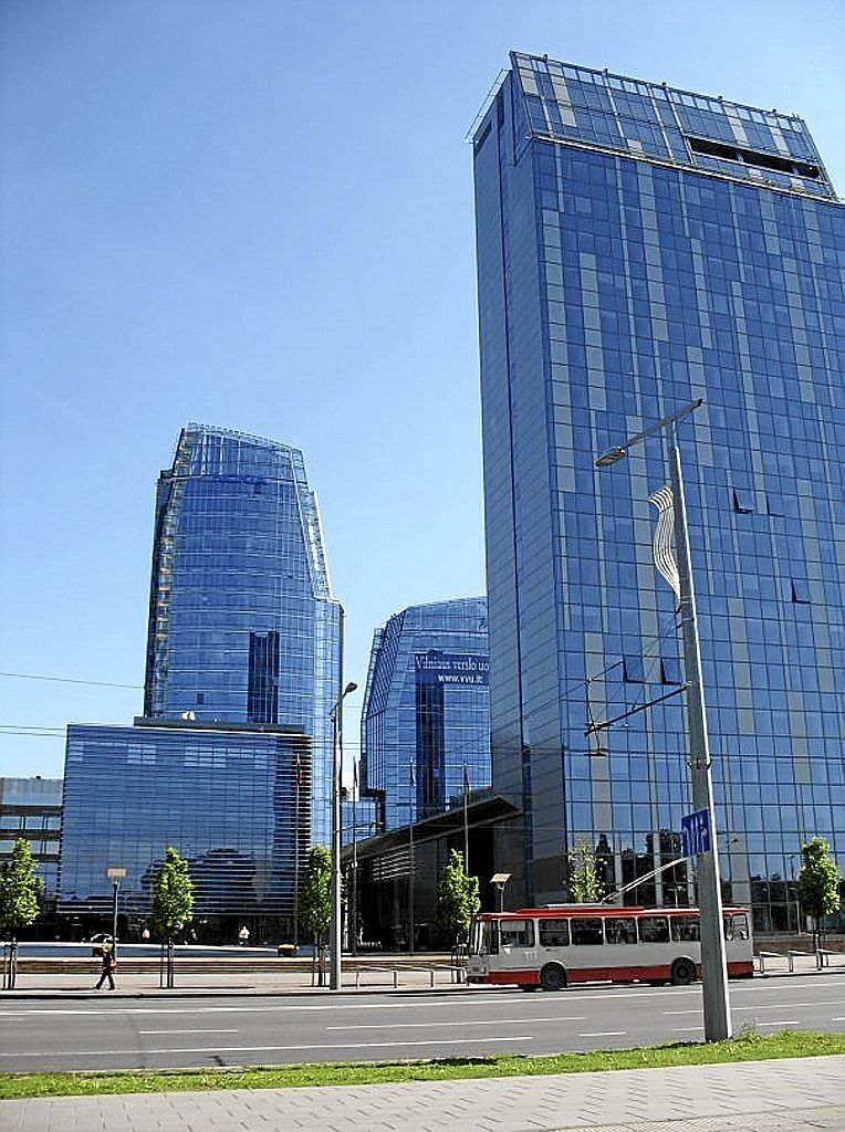 Edificios de la parte más moderna de la ciudad.