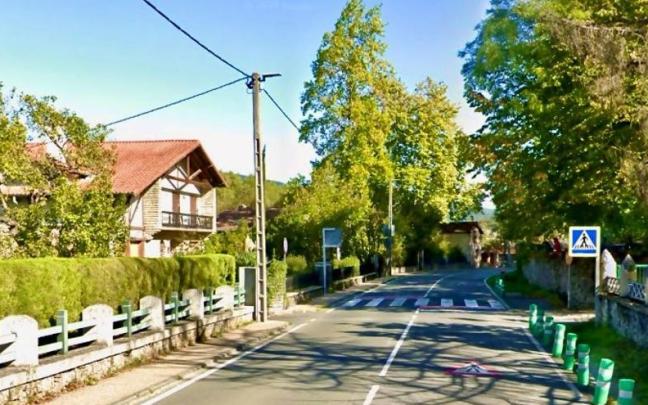 Tramo de la travesía de Artziniega