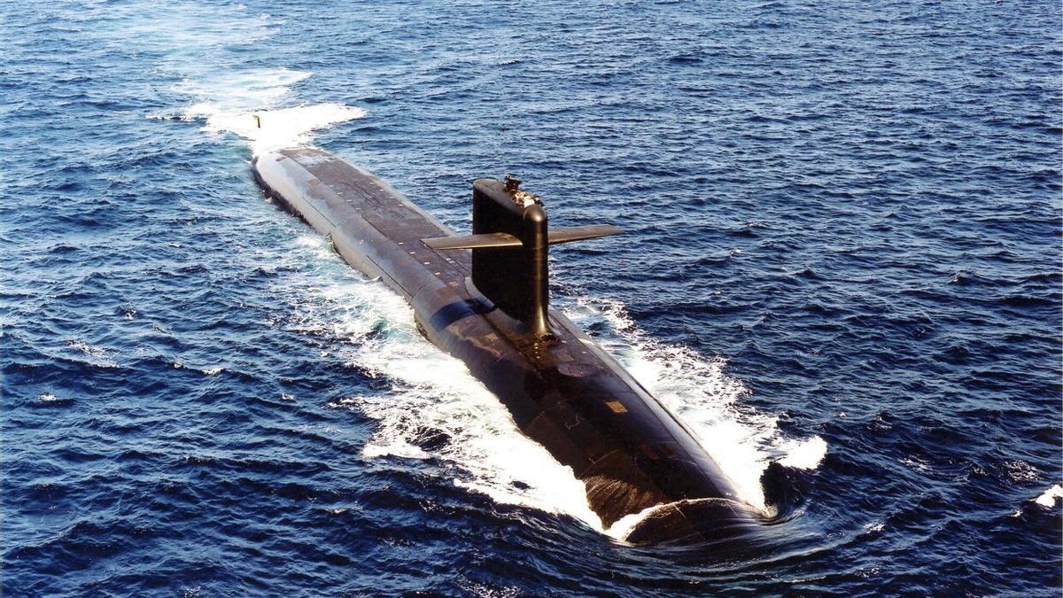 Imagen de archivo de un submarino nuclear.